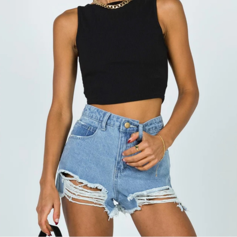 NWT Princess Polly Elise Denim Shorts